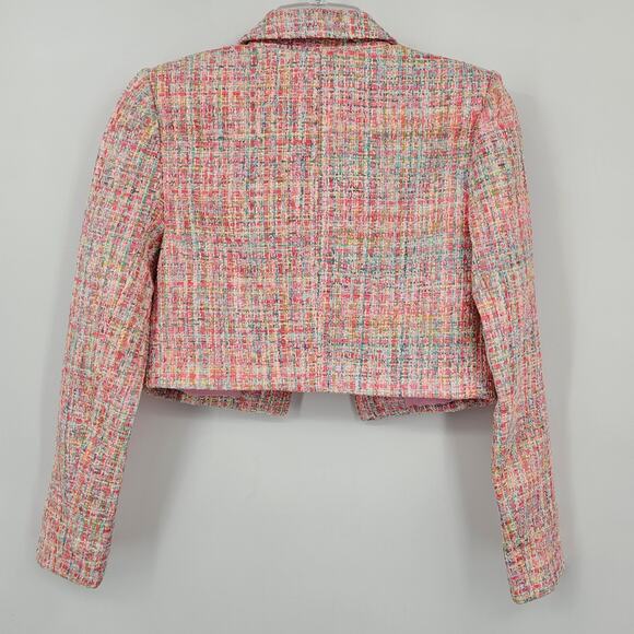ASSIGNMENT Maribel Cropped Jacket‎ in Multi Sprinkles NWT Size XXS - Picture 11 of 12